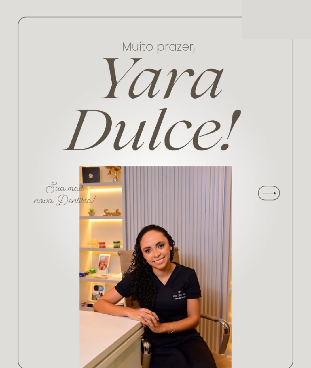 Dra. Yara Dulce no consultório